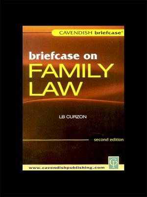 cover image of Briefcase on Family Law